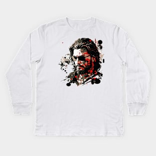 snake plissken Kids Long Sleeve T-Shirt